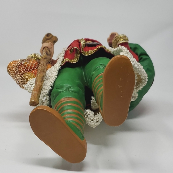 Clothtique Celtic Father Christmas Lyn Fletcher Irish Santa Claus Figurine 1999 - Picture 8 of 8